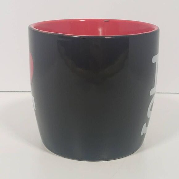 I Heart SF Coffee Tea Mug Cup 12 oz. Black Red‎ - Picture 2 of 8